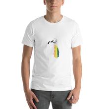 Load image into Gallery viewer, Hand drops rainbow art Unisex T-Shirt
