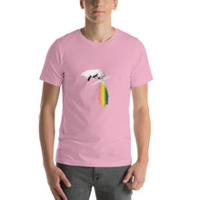 Load image into Gallery viewer, Hand drops rainbow art Unisex T-Shirt
