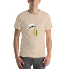 Load image into Gallery viewer, Hand drops rainbow art Unisex T-Shirt
